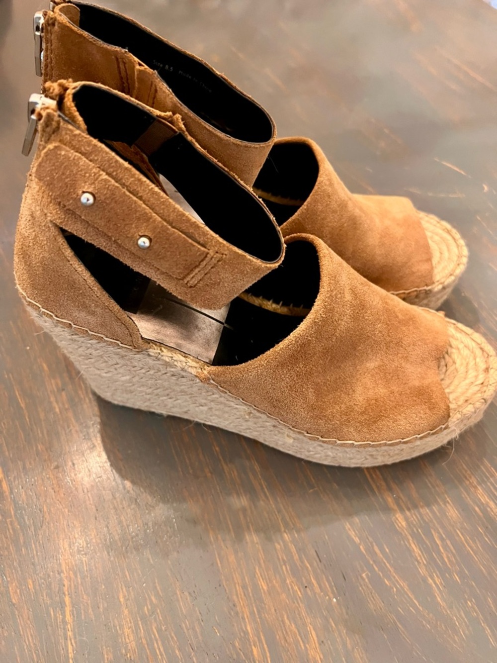 Dolce Vita Suede Espadrille Wedge Sandal - Picture 3 of 8
